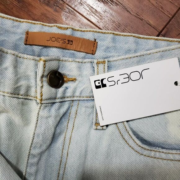 JOE'S JEANS Light Blue Debbie High Rise Straight Ankle 25 - Picture 14 of 15